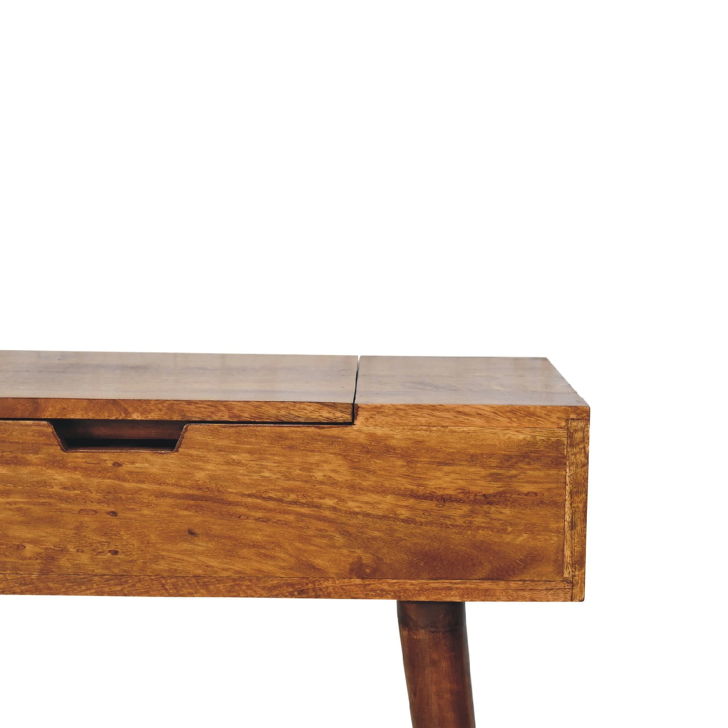 cortex-london-windsor-mini-chestnut-mango-wood-vanity-table-mirror