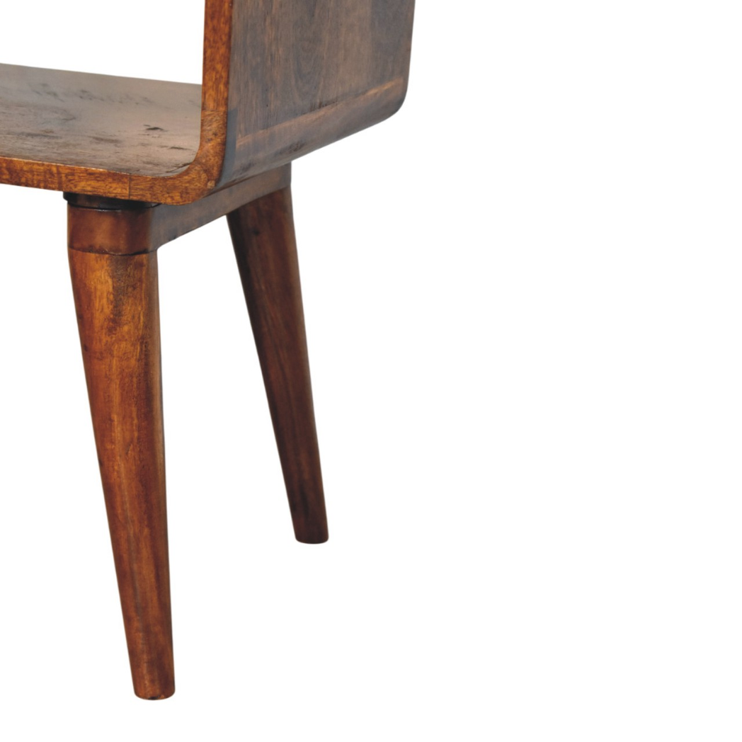 cortex-london-york-chestnut-mango-wood-bedside-table-drawer-open-shelf