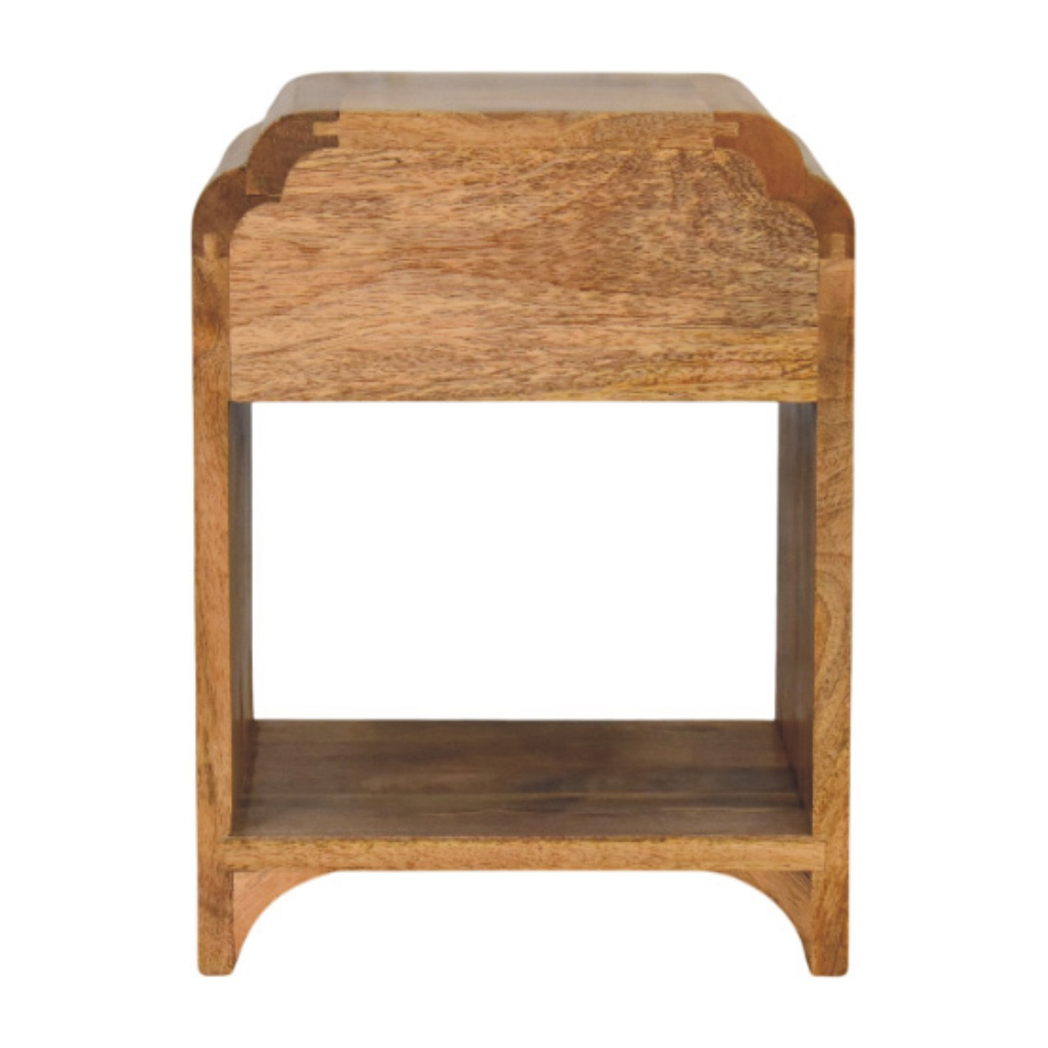 cortex-london-windsor-oakish-mango-wood-bedside-table-drawer-open-shelf